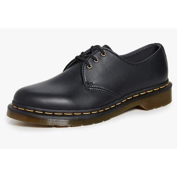 Dr. Martens Other - DR. MARTENS AirWair Unisex Vegan Black Oxford Shoes Air Cushion Men 7 Women 8
